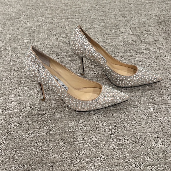 Jimmy Choo Pearl and sequin heels - Picture 2 of 5
